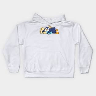 Penguin at Sleeping with Pillow Kids Hoodie